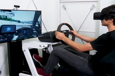 VR 体験中